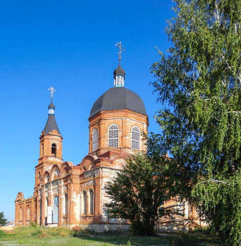 Октябрьское, Воронежской. Церковь Казанской иконы Божией Матери.