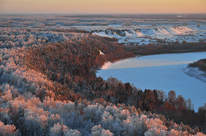 В лучах морозного солнца