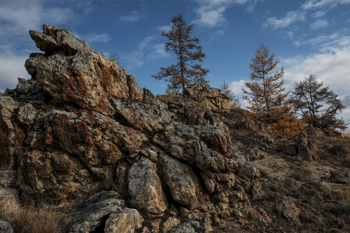 Каменные изваяния Тажеранской степи.