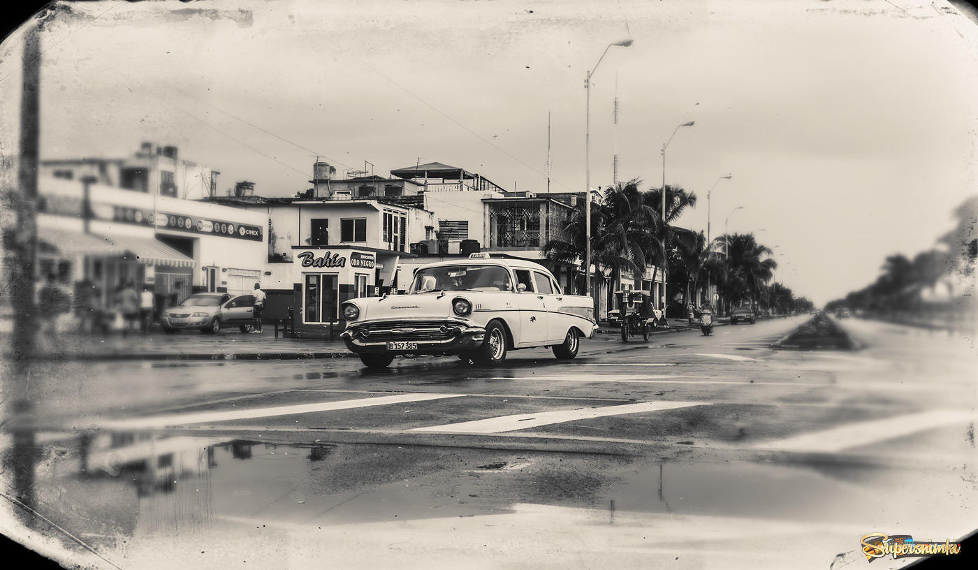 Дождливо...Сьенфуэгос,Куба!