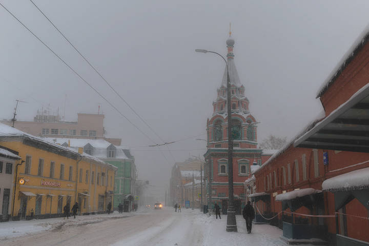 Метель в Москве