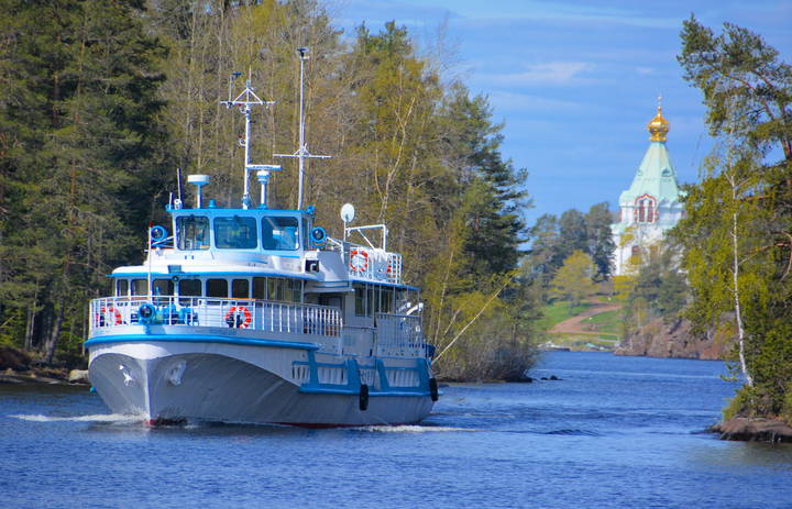 У острова Валаам, Карелия