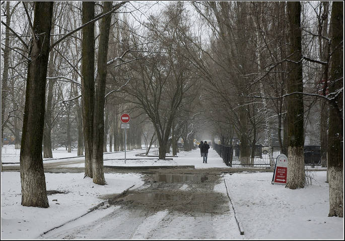 Зима в городе