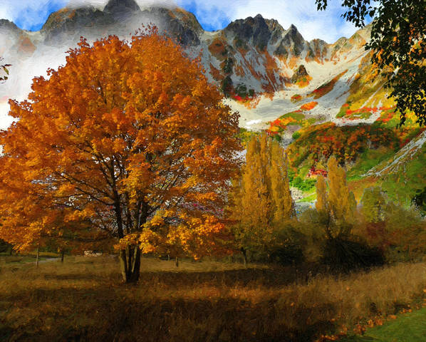 осенние горы 