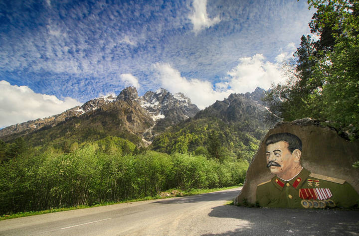 По дороге в Цейское ущелье....