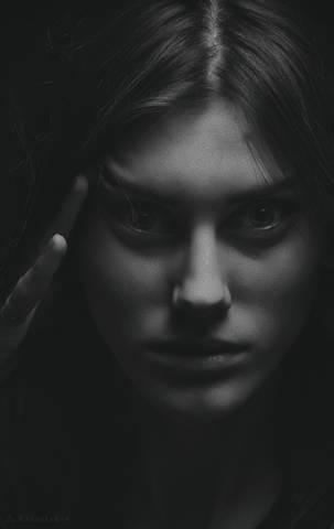 Portrait of chiaroscuro.