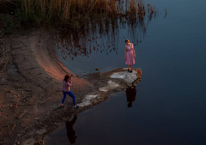 Фотосессия на закате