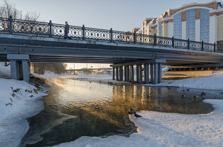 Утро в городе