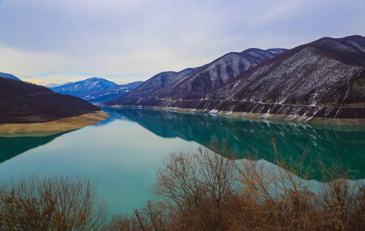 жинвальское водохранилище