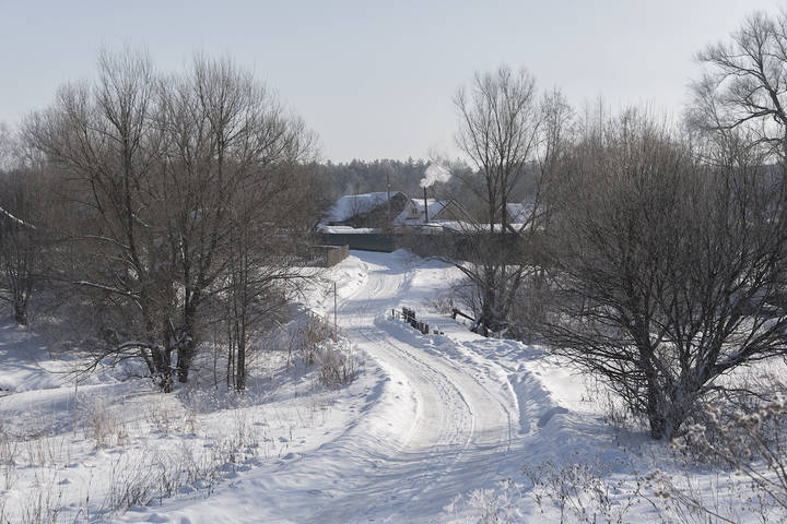 Деревенская зима