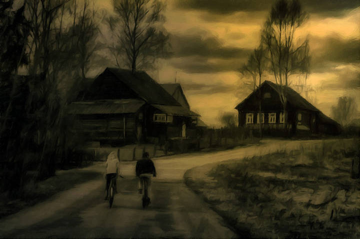 Вечер в деревне