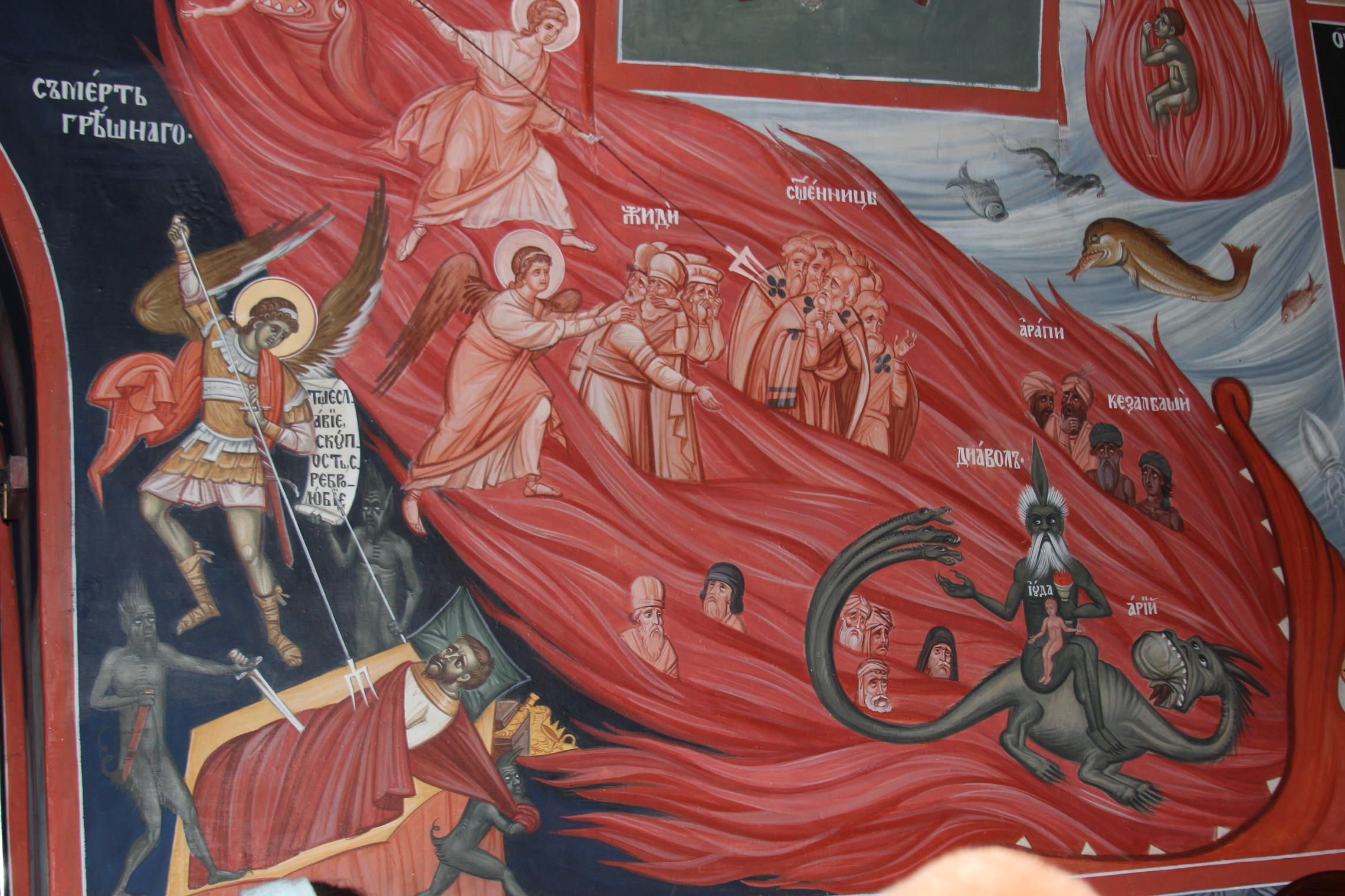 фрески николо-малинского монастыря