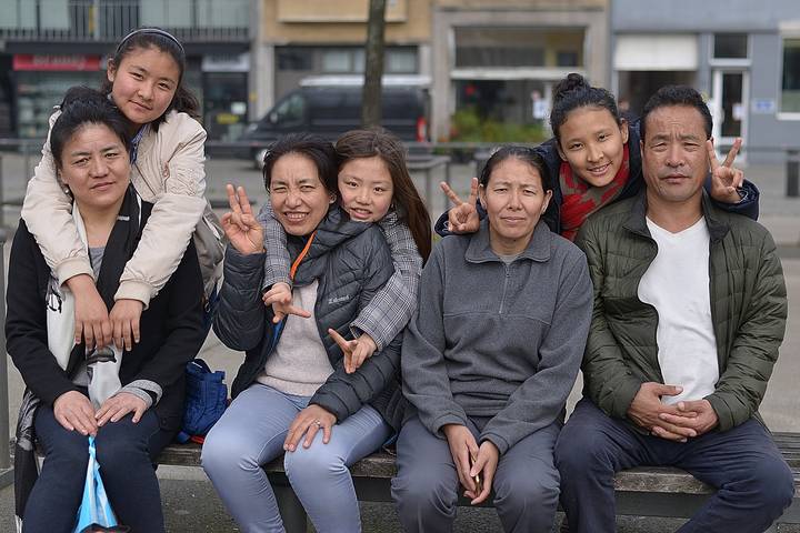 Street portrait in the Chinatown of Antwerp.