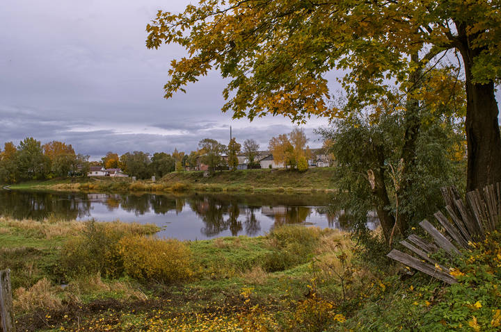 Осень в нашем городке.