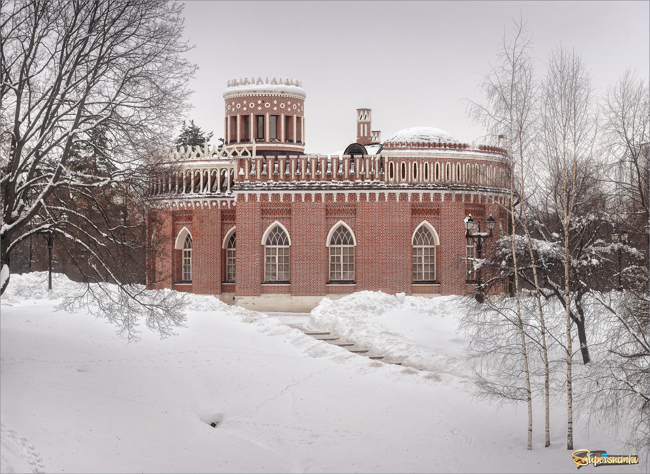  Третий Кавалерский корпус дворцово-паркового ансамбля Царицыно.