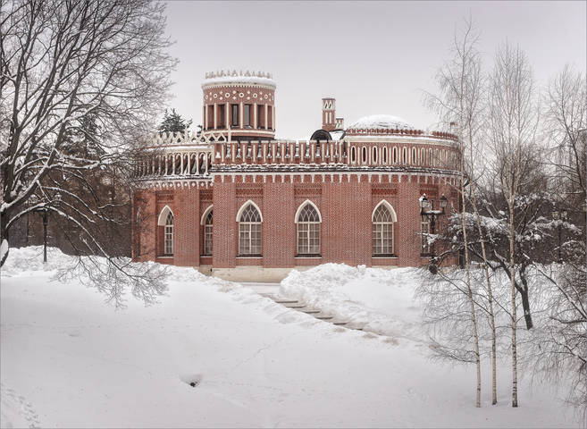  Третий Кавалерский корпус дворцово-паркового ансамбля Царицыно.