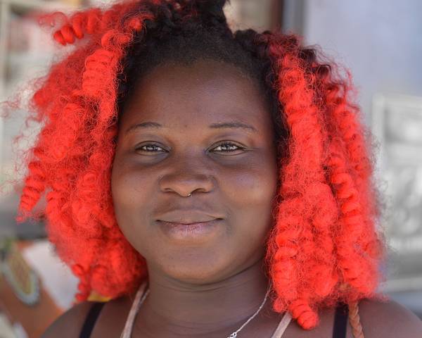 Portraits of girls of the city Liège.
