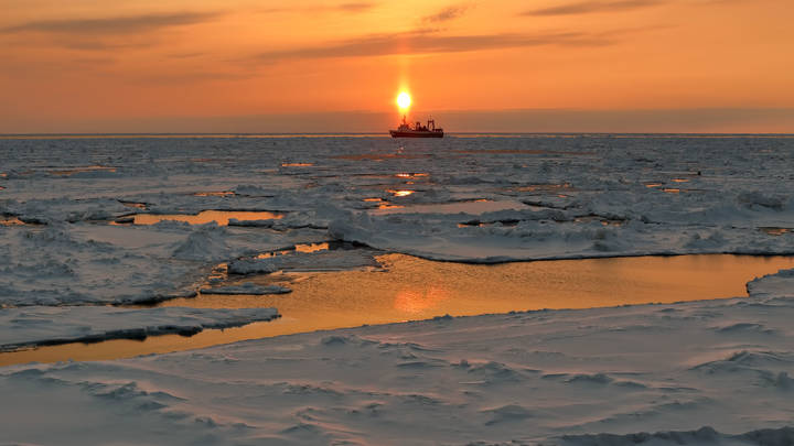 весенний закат