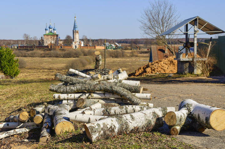 Весна в Дунилово .