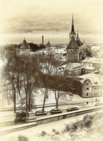 Зимний Таллинн