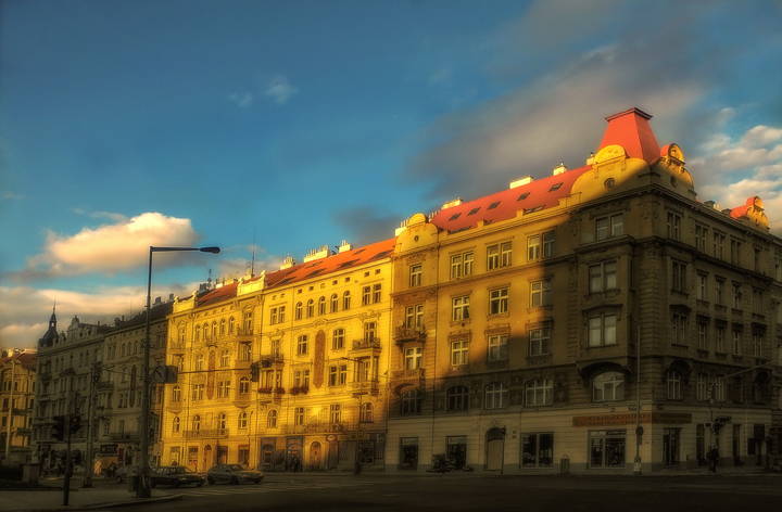 Прага предзакатная..