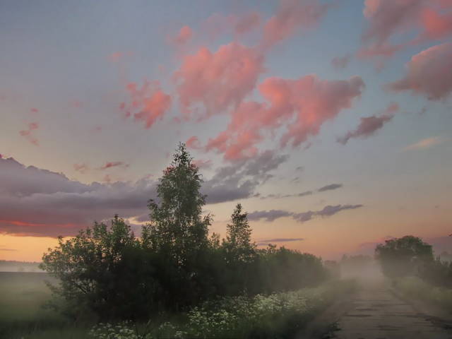 Розовые облака