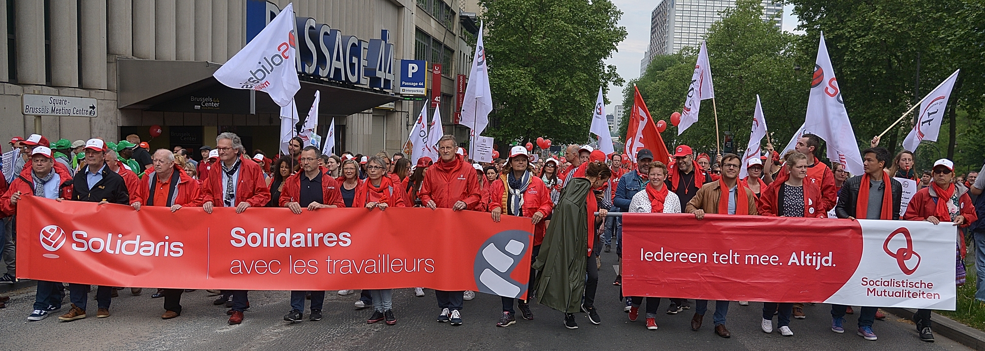 Manifestation in Brussels.
