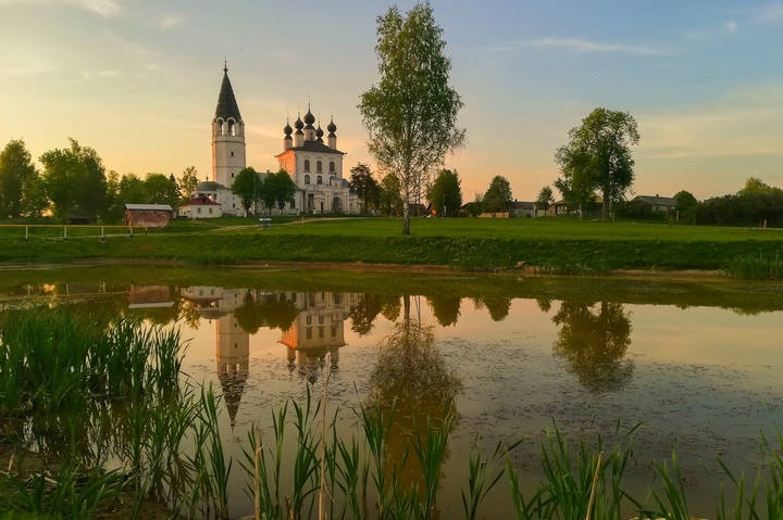  Закат .