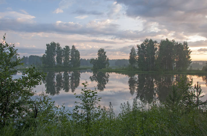 Предзакатные облака