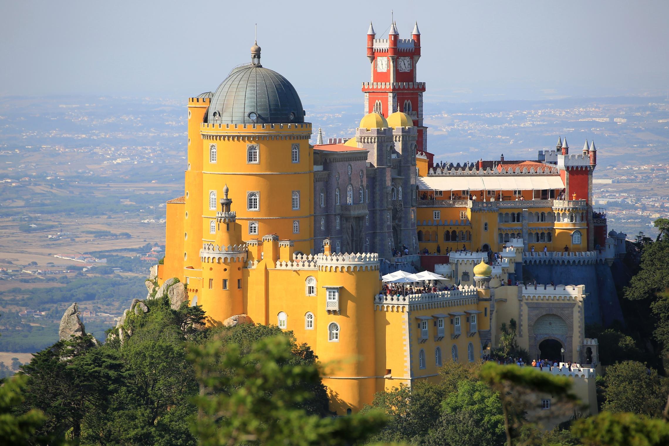 Замок В Синтре Португалия