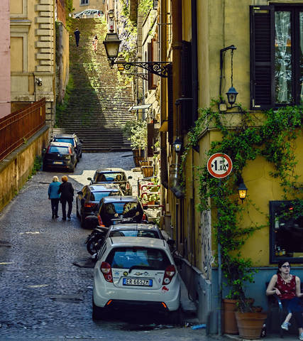  Рим. Via di Sant"Onofrio