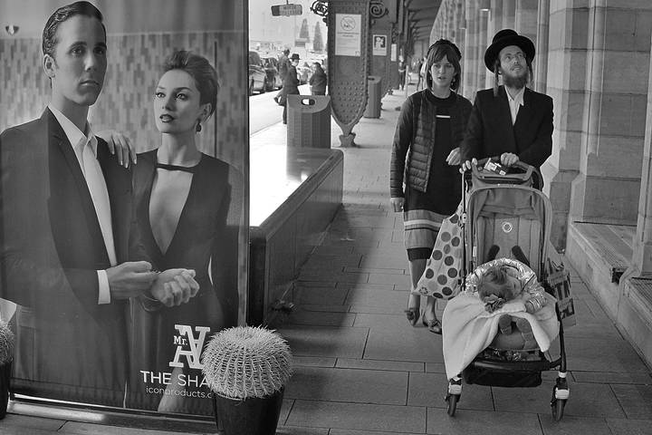In the streets of Antwerp.