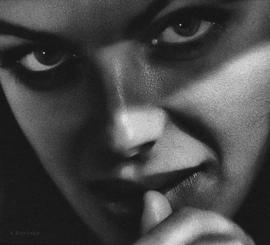 Portrait A. Le théâtre photographique de Krivitsky. Крупный план/Американский план [Close-up shot] — кинематографический план, при котором кадр заполняет лицо актера; также существует сверхкрупный план (extreme close-up) – часть лица...