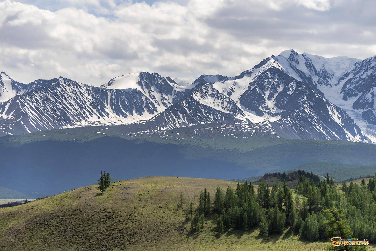 Гора Кызыл Тайга западные Саяны