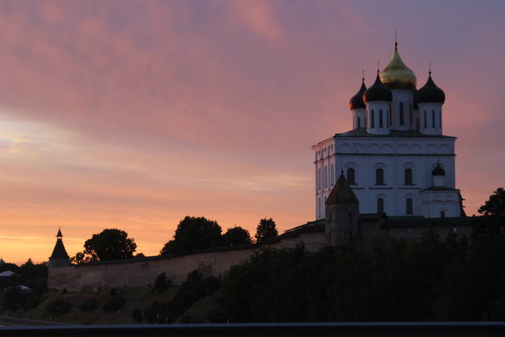 вечерний Псков