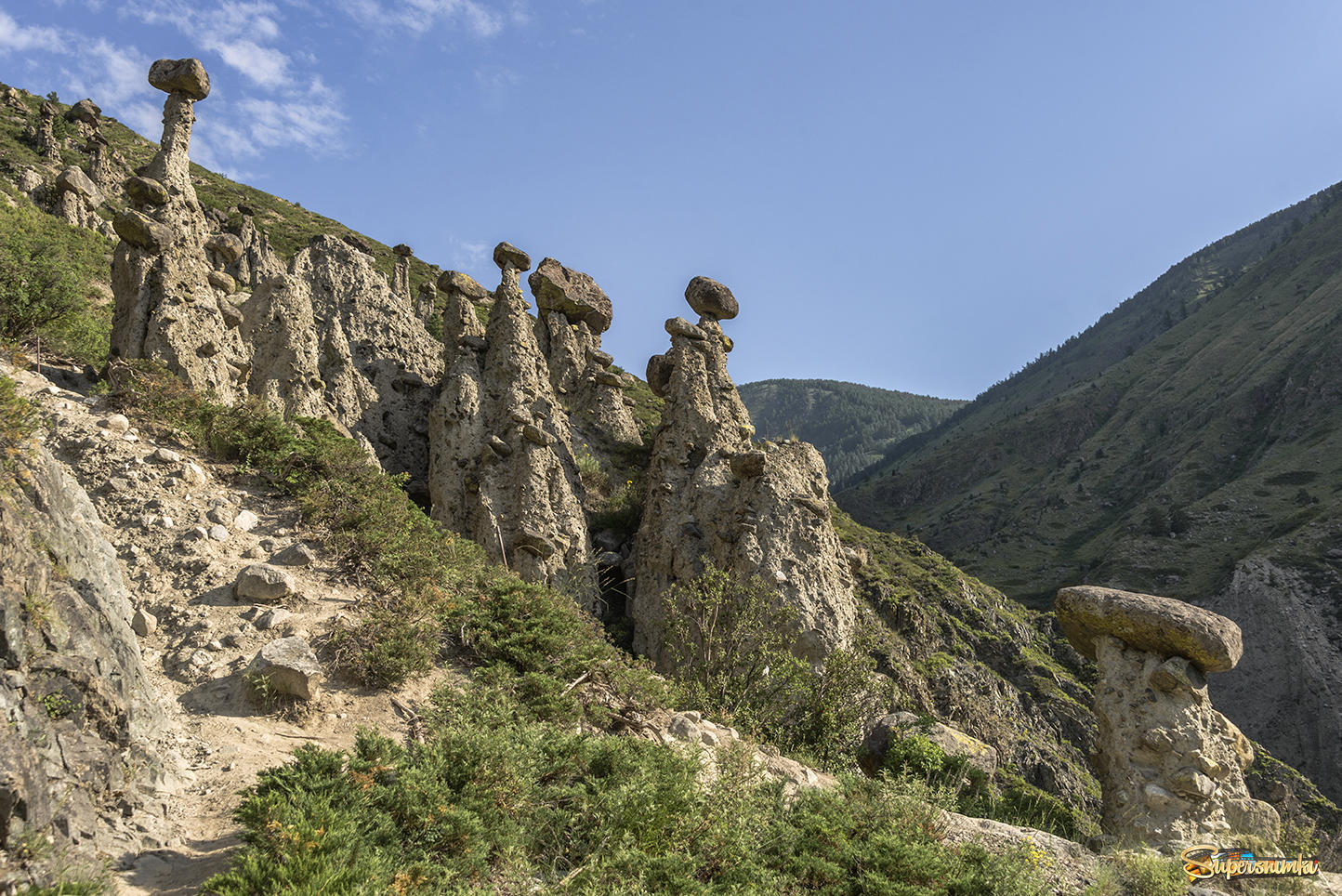 Каменные грибы Северная Осетия