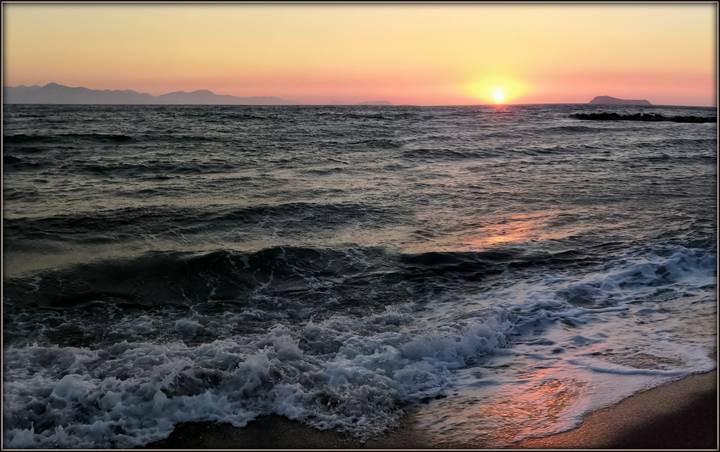 Эгейское море. Закат