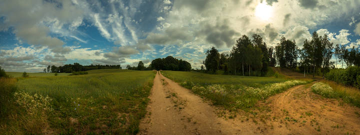 deep in the countryside