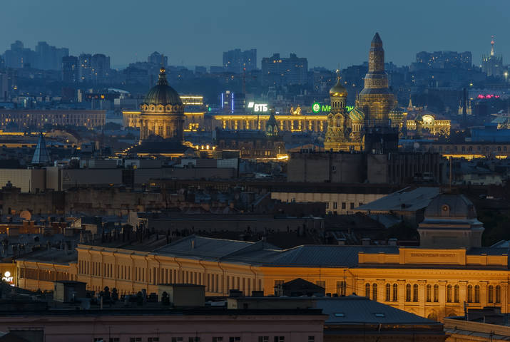 Ночной Петербург