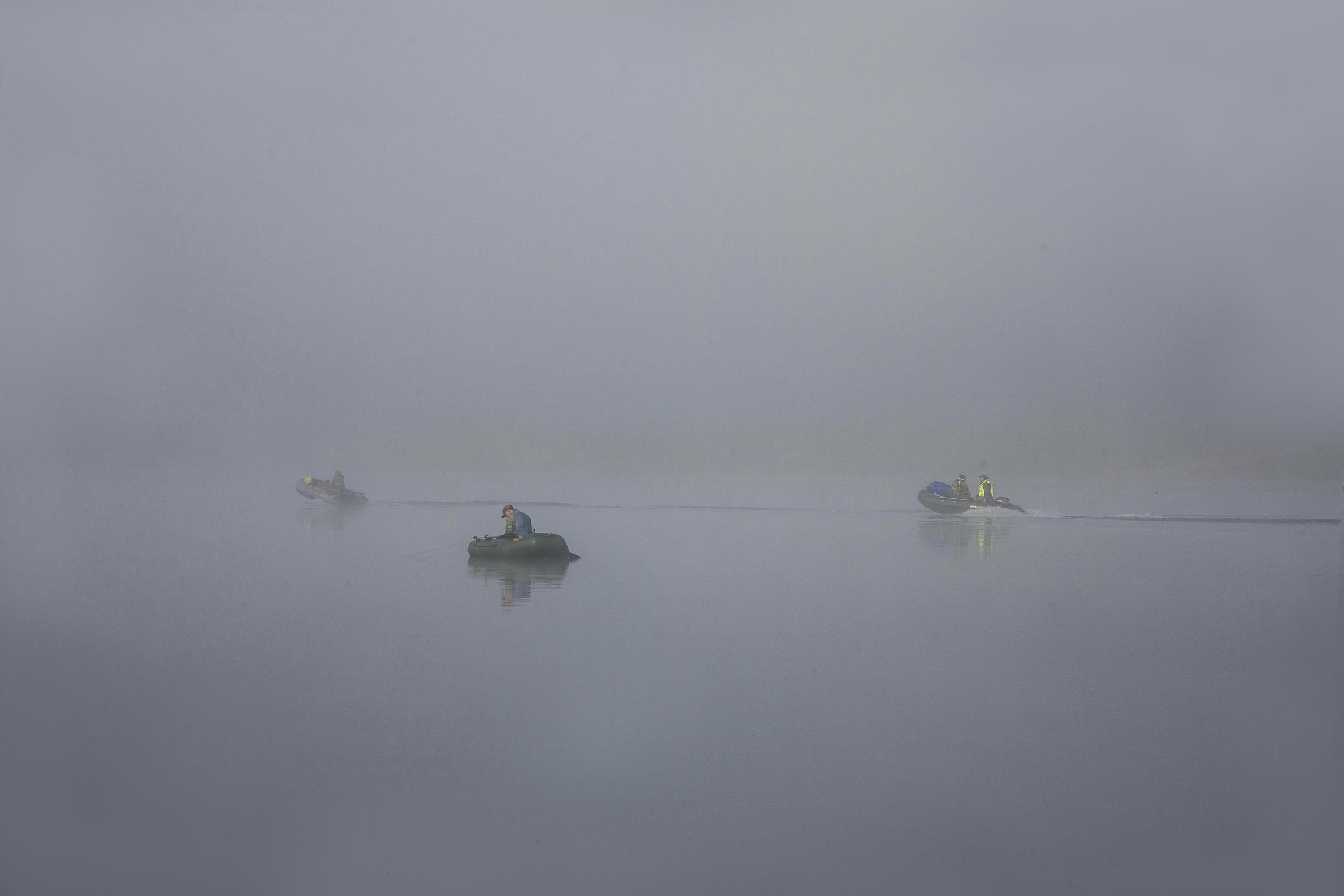 Лодки в тумане 