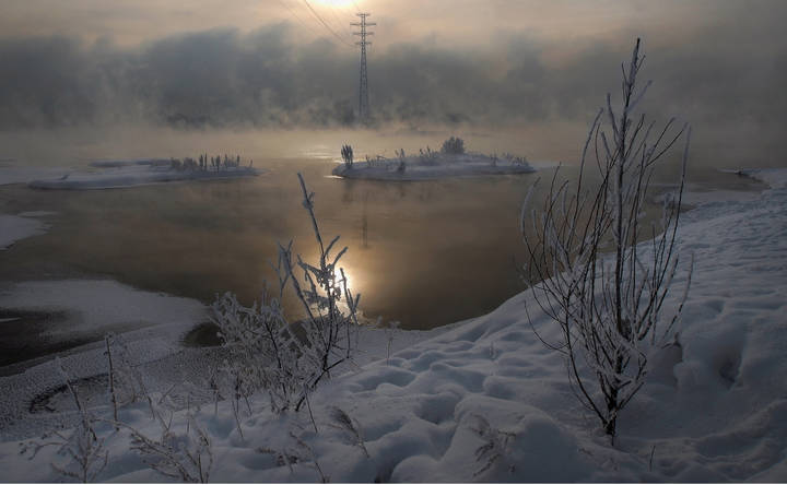 Мороз крепчал