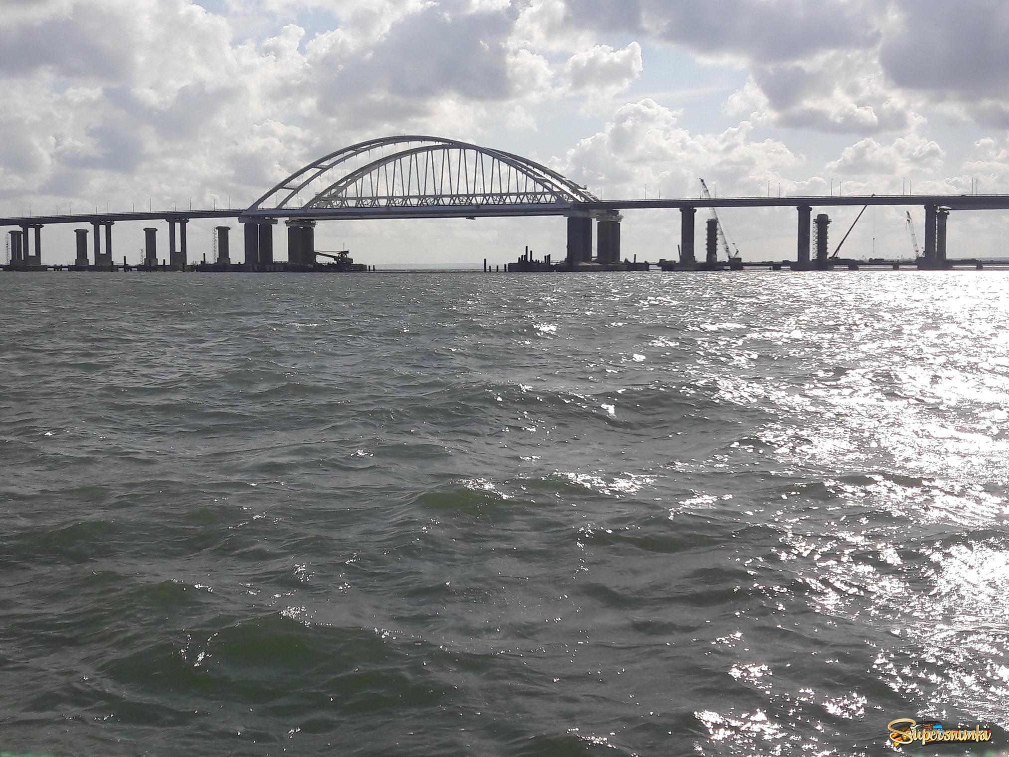 крымский мост с моря