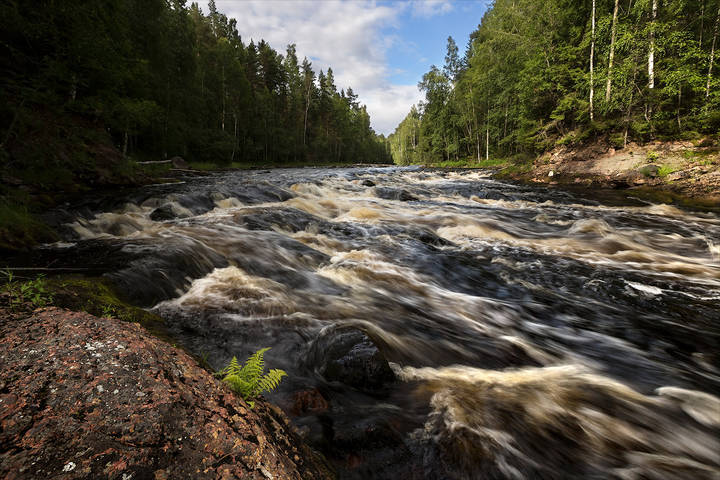 среди воды и камней