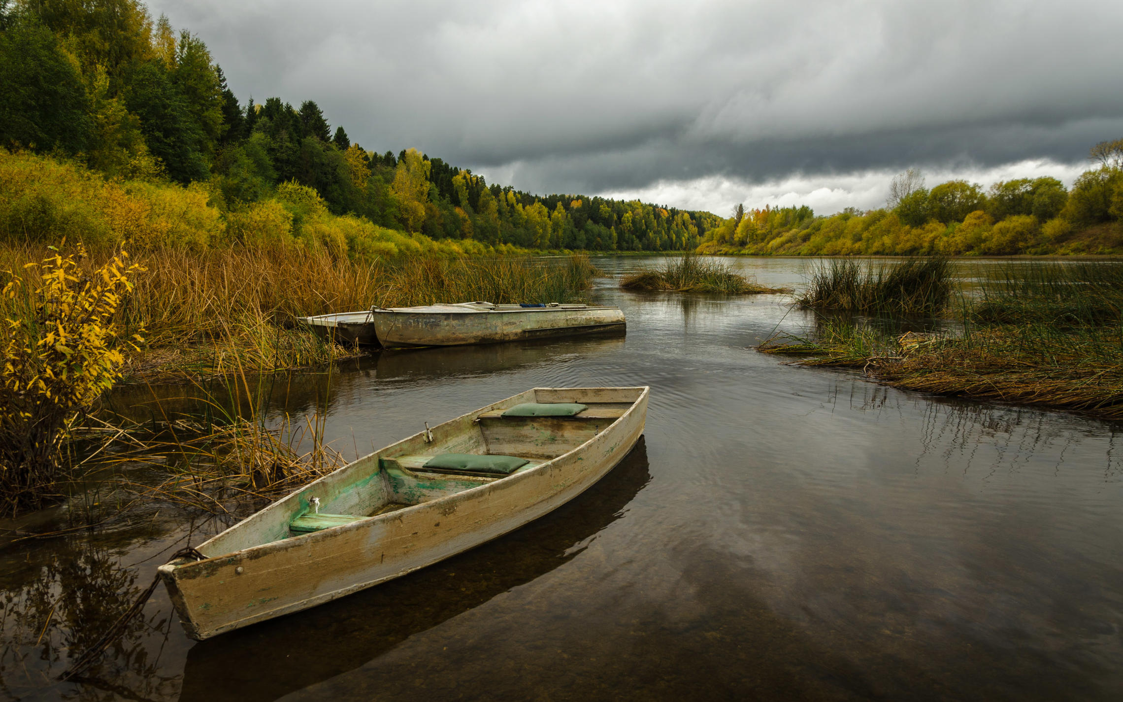 Деревенские лодки
