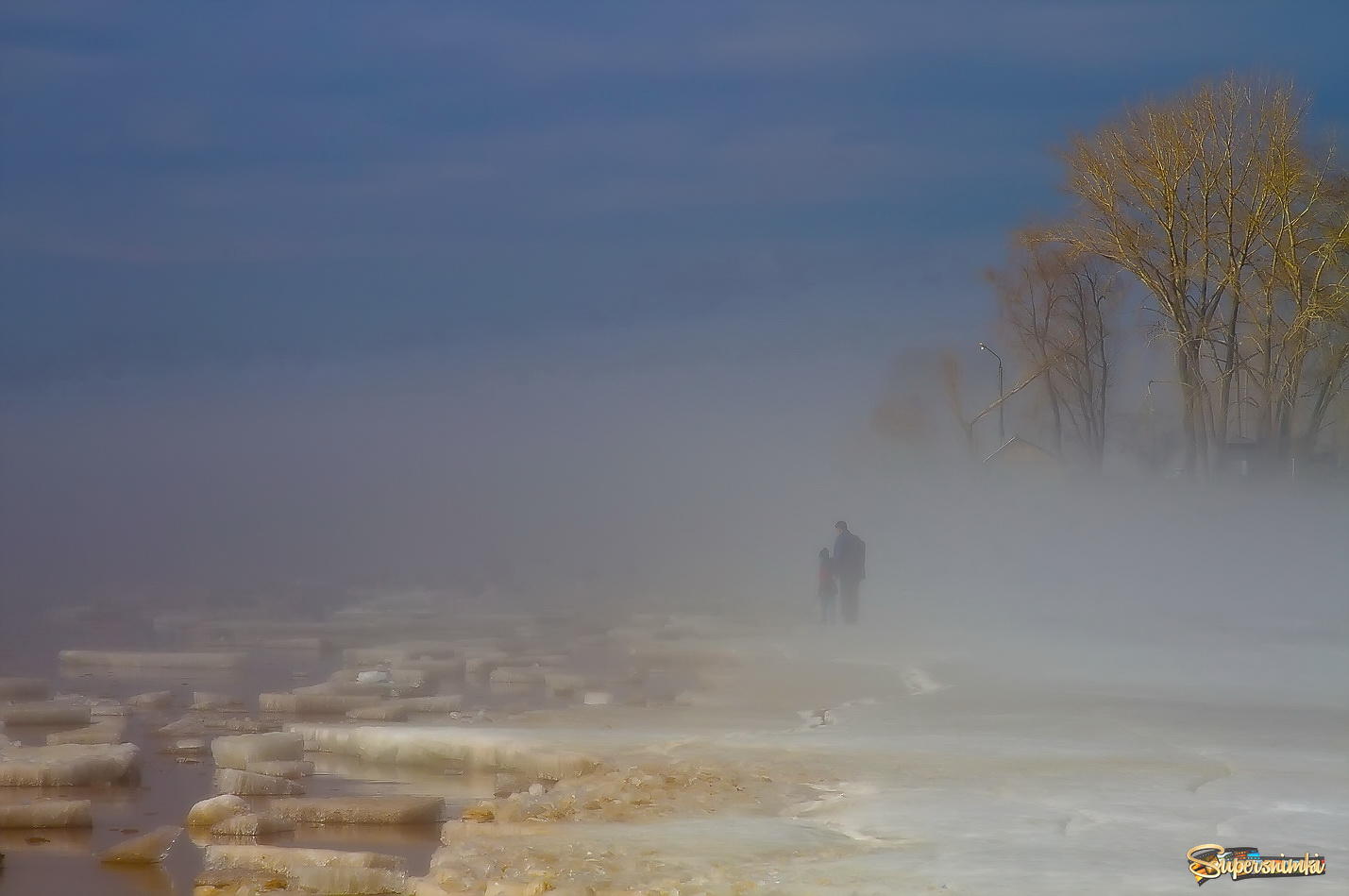 Волга в тумане