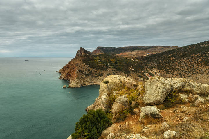 Осень в Балаклаве.