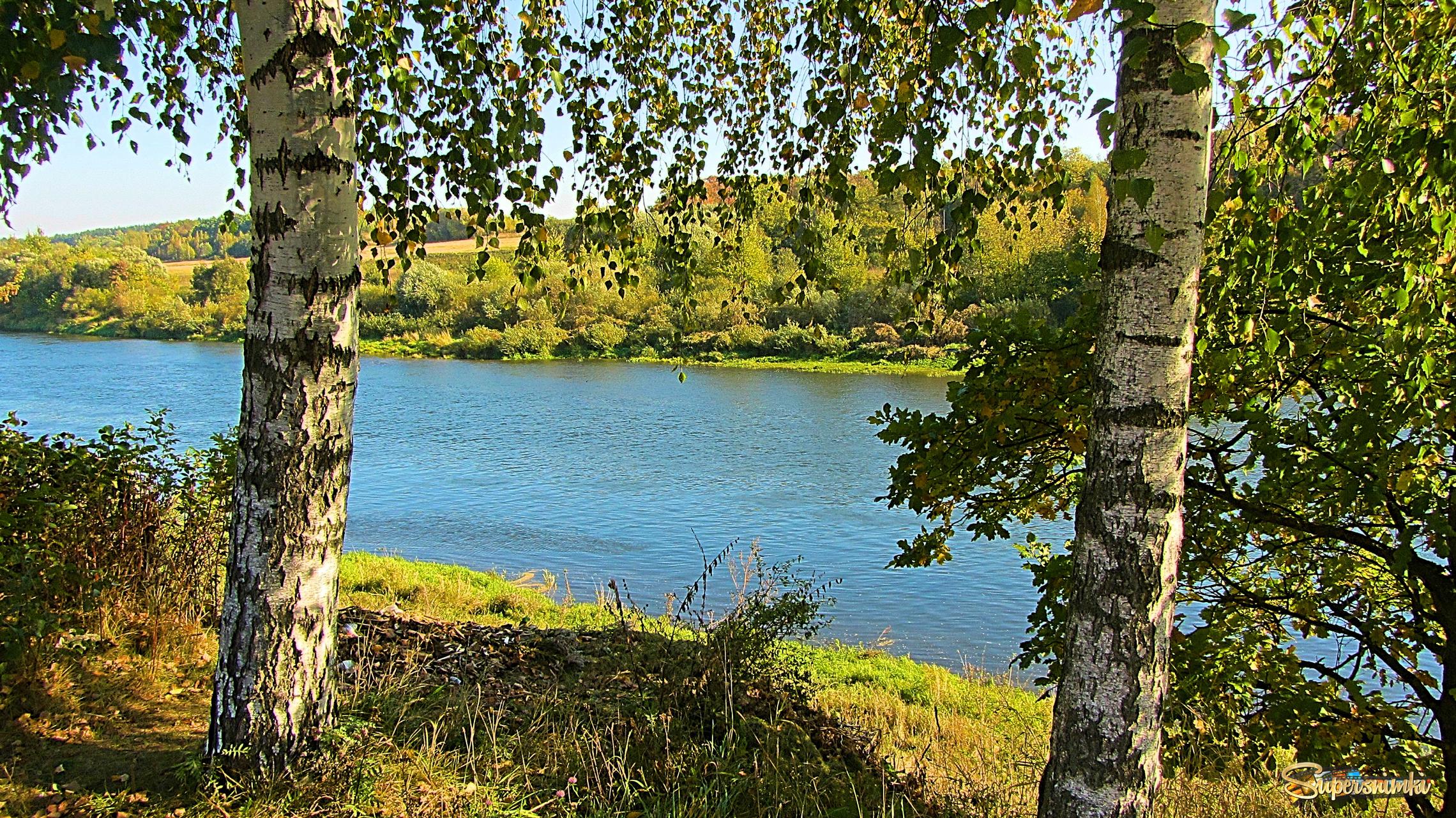 Река Днепр в октябре