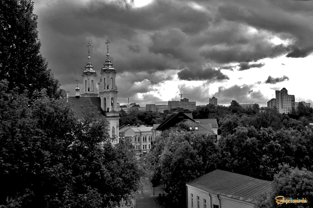 Витебск вид от кафедрального собора.