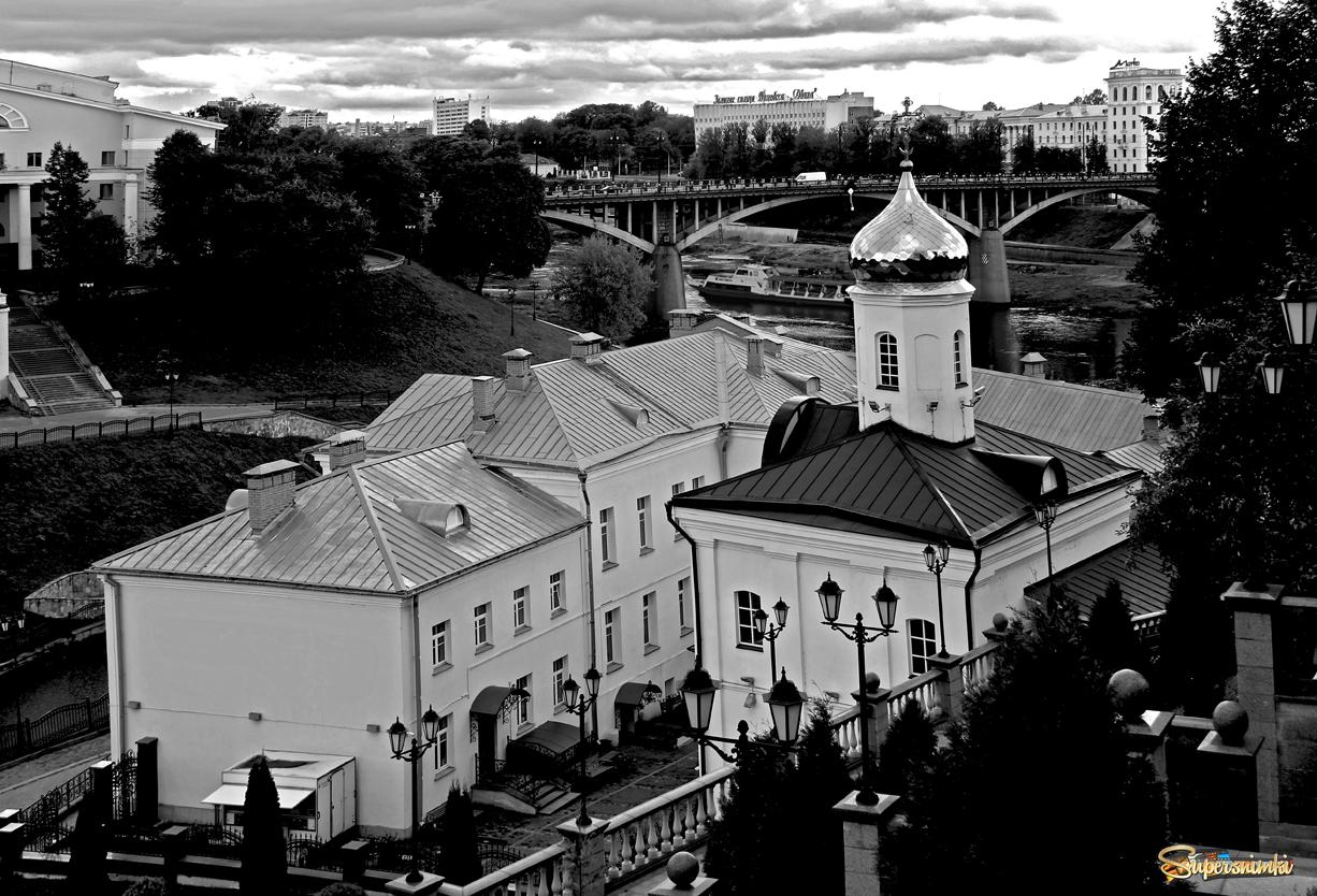 Витебск. Вид с холма кафедрального собора.