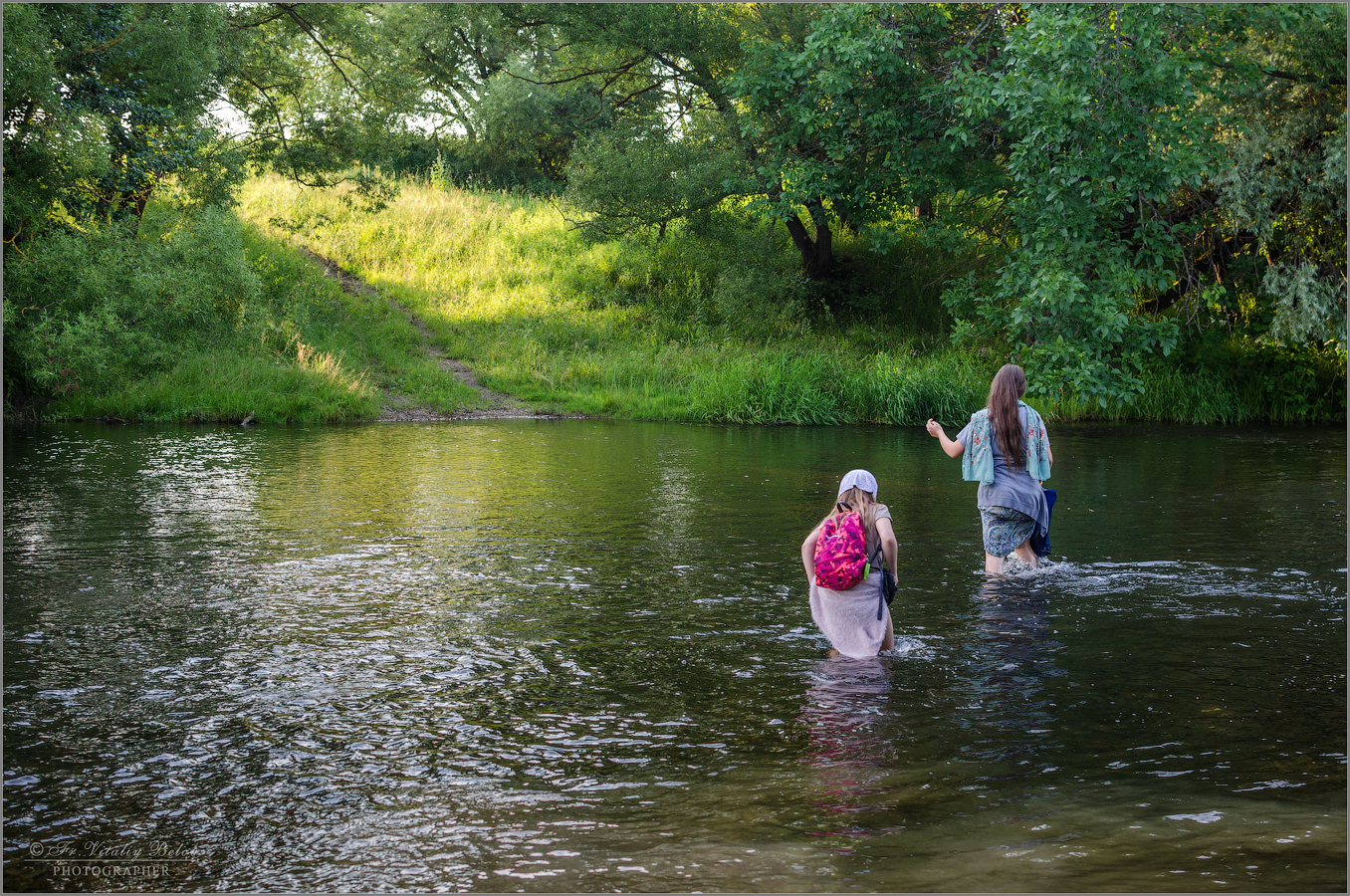 фото деревенских женщин на реке